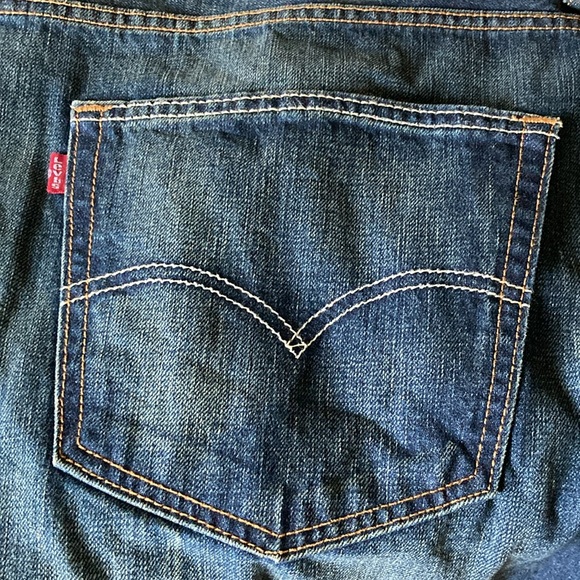 Men’s Levi 569 blue jean denim shorts size 52 - Picture 6 of 9